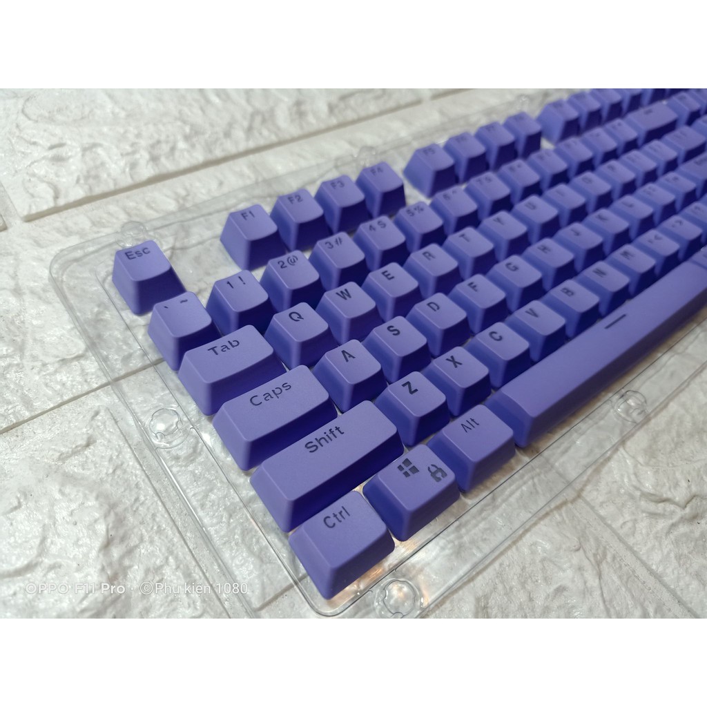 Bộ Keycap Xuyên LED 🎮FREESHIP🎮 104 phím (Chất liệu PBT / DoubleShot Xuyên LED /OEM Profile/ ANSI Layout )