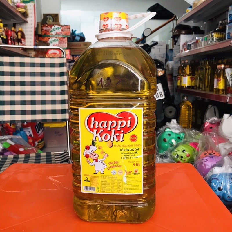 Dầu ăn HAPPI KOKI 5 lít