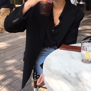 (Hàng có sẵn) Siêu phẩm Áo Blazer trắng, đen mẫu mới (có ảnh chụp thật)