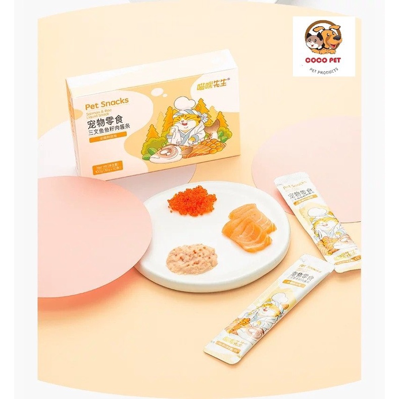 Súp Thưởng/Pate Thanh Dinh Dưỡng PET SNACKS 15g Cao Cấp Bổ Sung Dinh Dưỡng Cho Cho Mèo