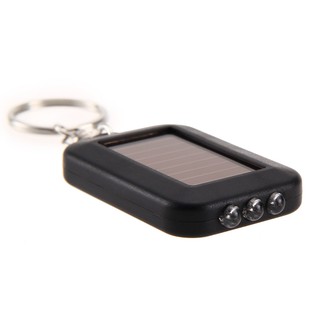 🎈Multifunctional Solar Energy 3 Light LED Electric Torch Key Chain Accessory