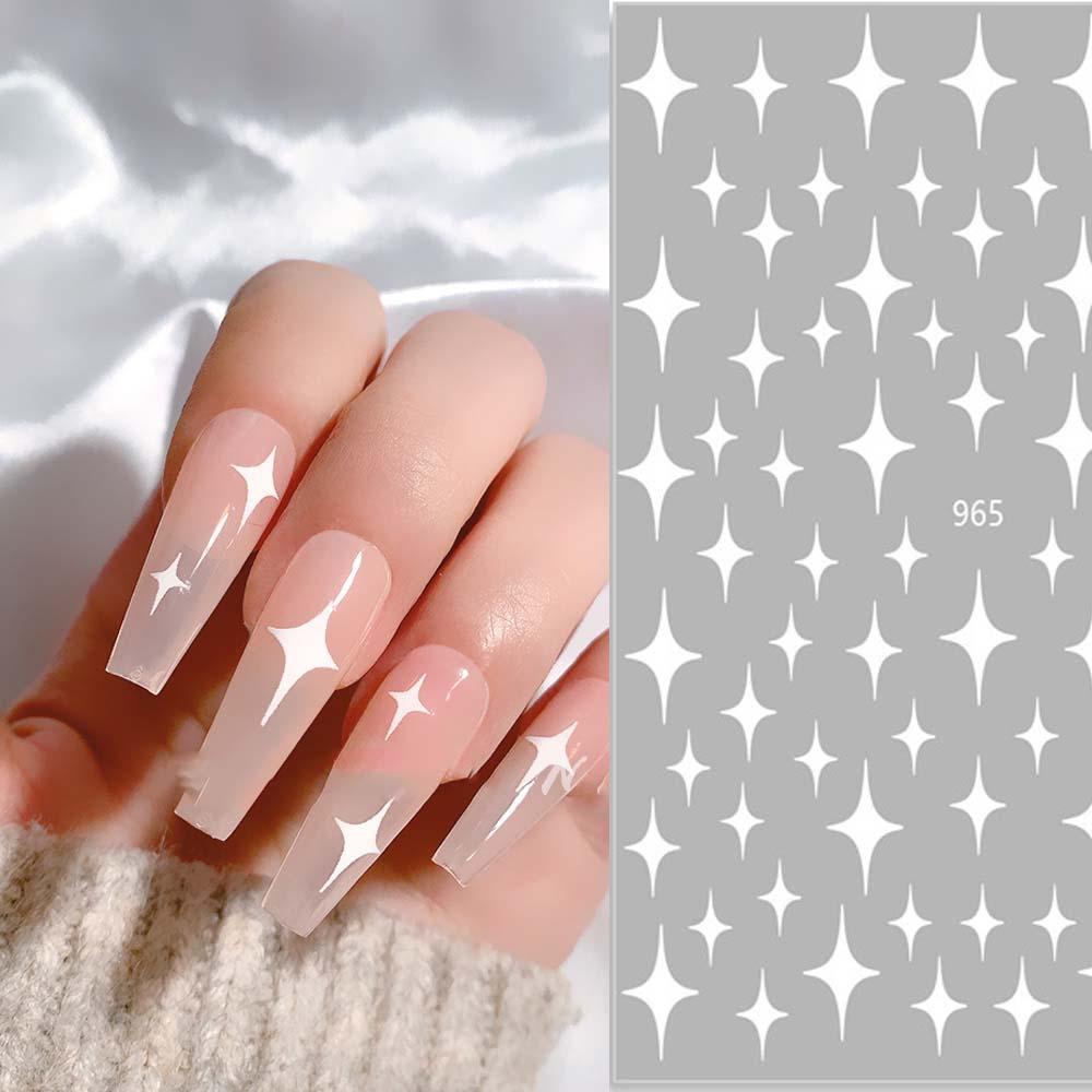 Miếng Dán Trang Trí Móng Tay 3D Độc Đáo|Đồng Xu Mạ Đồng|Sơn Móng Tay Màu Laser Thời Trang