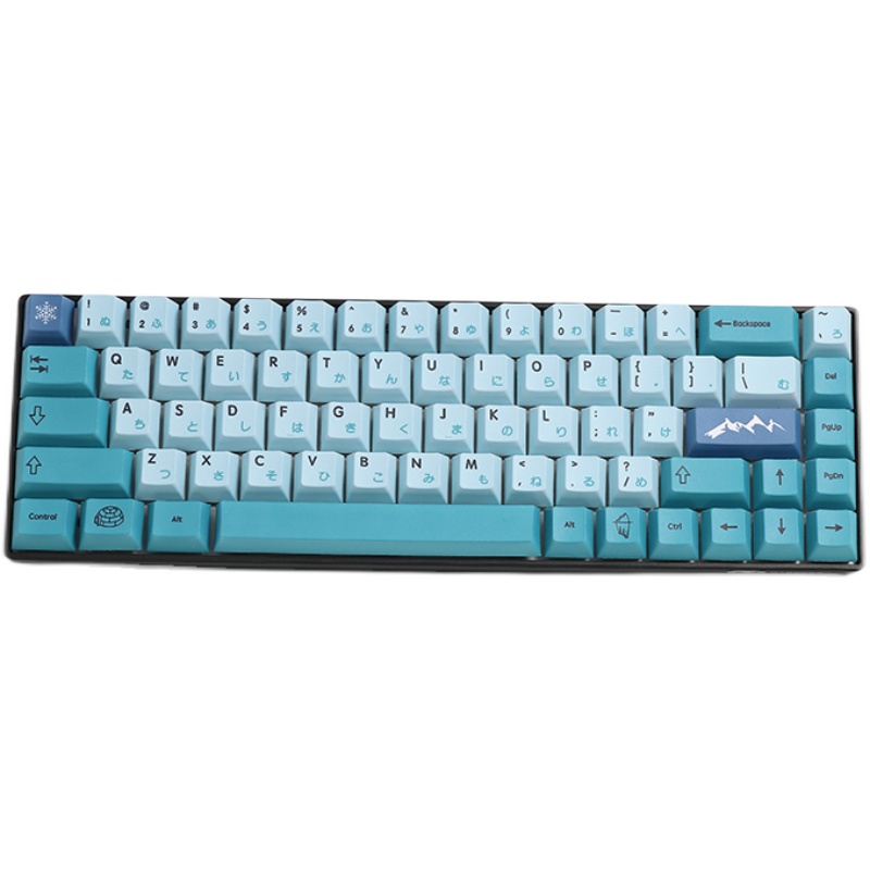 READY STOCK! GMK Iceberg Keycap Cherry PBT Keycaps 129pcs For Mechanical Keyboard 61 64 84108 Layout  Dye-Sublimation