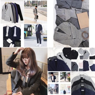 quần blazer nam Áo khoác Blazer/ bộ vest Casual Suit nam nữ