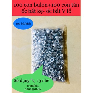 [Combo 10 con]  ốc bắt kệ- ốc bắt V lỗ