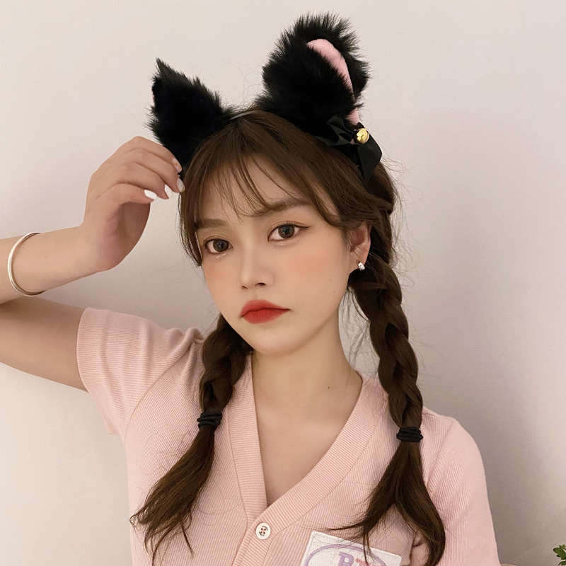 Cài Tóc Phối Tai Mèo Đáng Yêu Thời Trang 2021