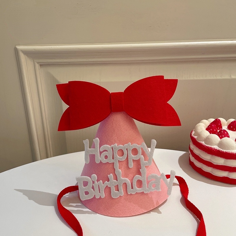 Nón Sinh Nhật Họa Tiết Chữ Happy Birthday Xinh Xắn