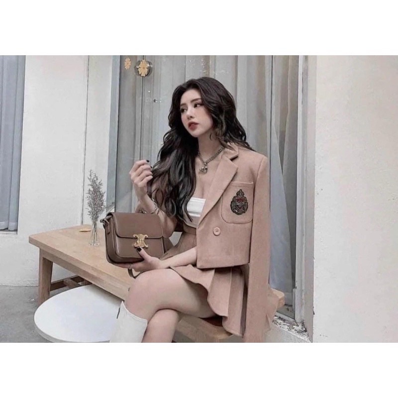 Túi đeo chéo C.É.L.I.N khoá sập hàng đẹp