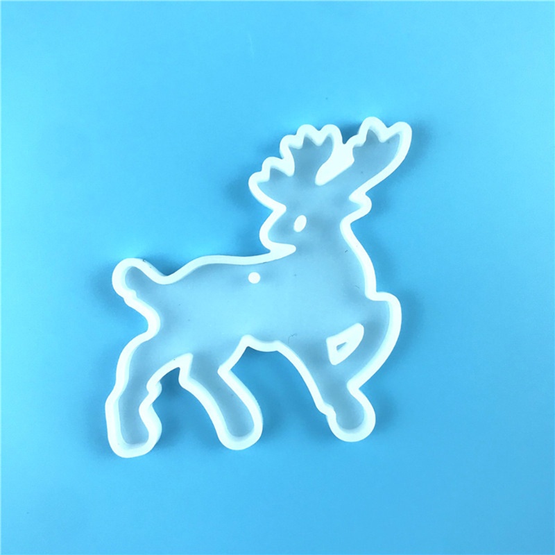 Khuôn Làm Móc Khóa Bằng Nhựa Epoxy Hình Ông Già Noel DIY