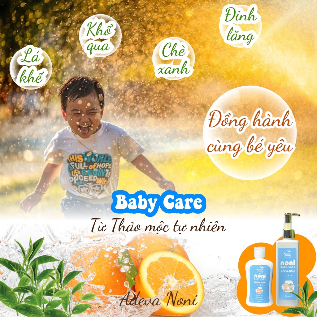 Combo Nước thảo mộc cho Mẹ và Bé ⚡FREESHIP⚡ - Nhẹ dịu cho mẹ và an toàn cho bé iu 100 ml