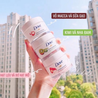 Set 3 lọ tẩy da chết dove