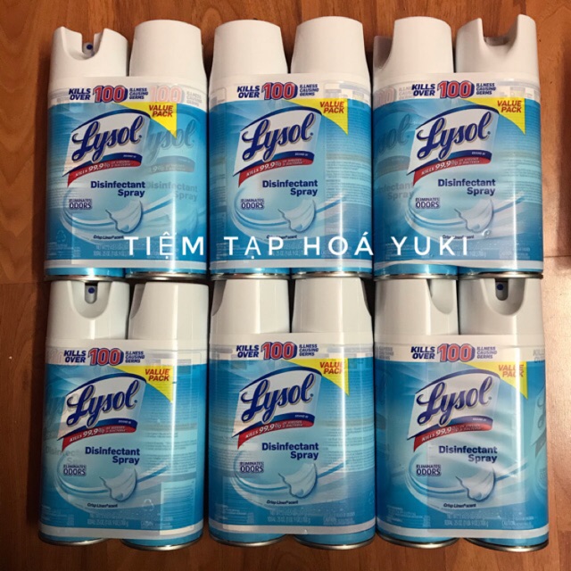 Bình Xịt Diệt Khuẩn Lysol Disinfectant Spray 354g (1 chai)