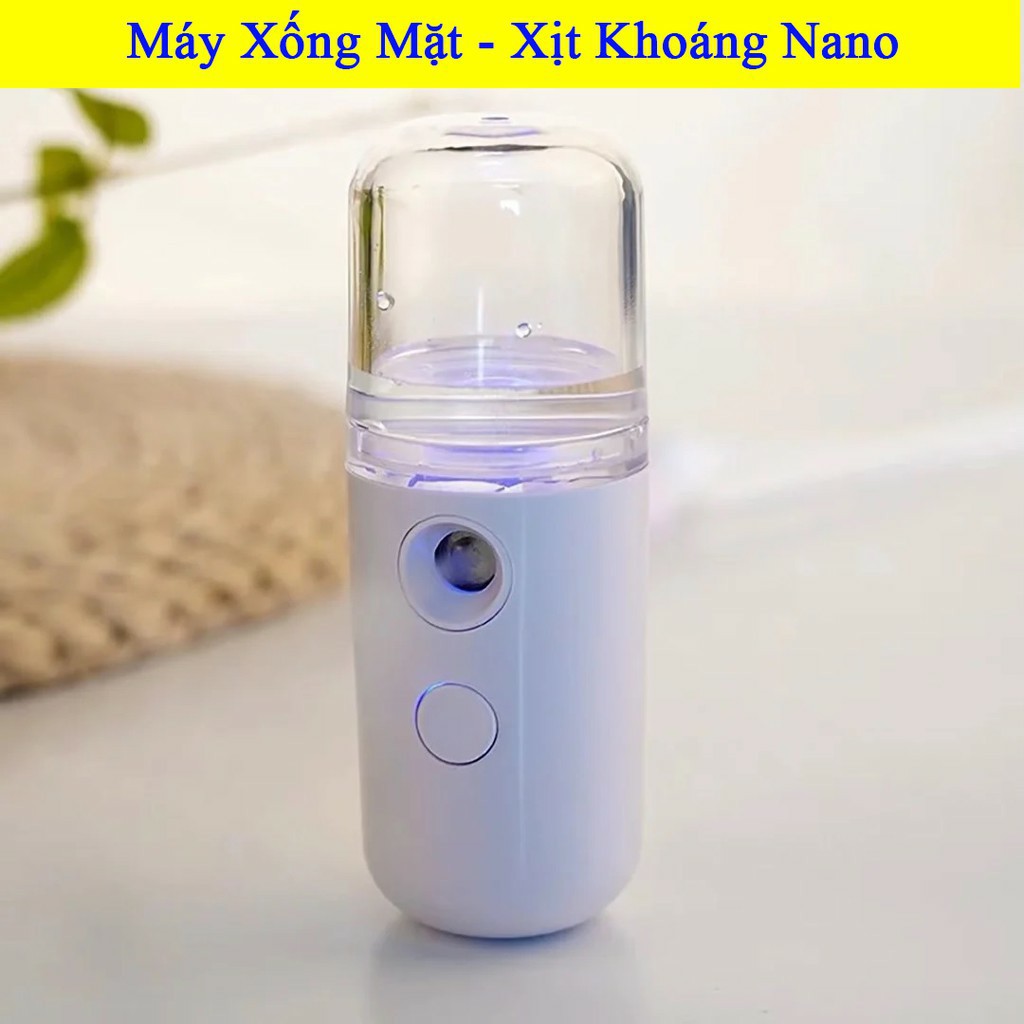 [FREESHIP] Máy Xông Mặt Phun Sương Nano mini - máy xịt khoáng cầm tay Kháng Khuẩn