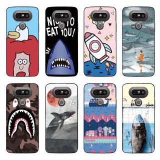 Ốp điện thoại tpu mềm hình cá mập cho LG G7 G6 G5 G4 G3 G2