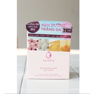 Kem dưỡng trắng da ban đêm Senka 50g