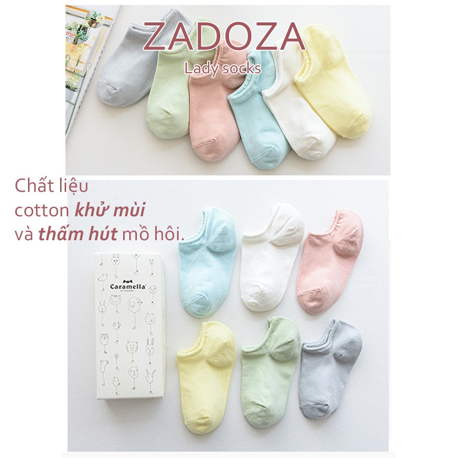 Hộp 6 đôi tất caramella nữ siêu xinh
