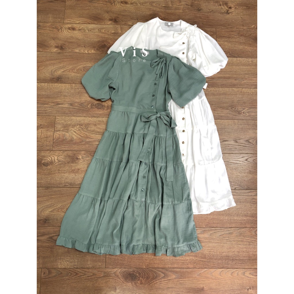 ĐẦM MIDI NỮ XÒE TẦNG