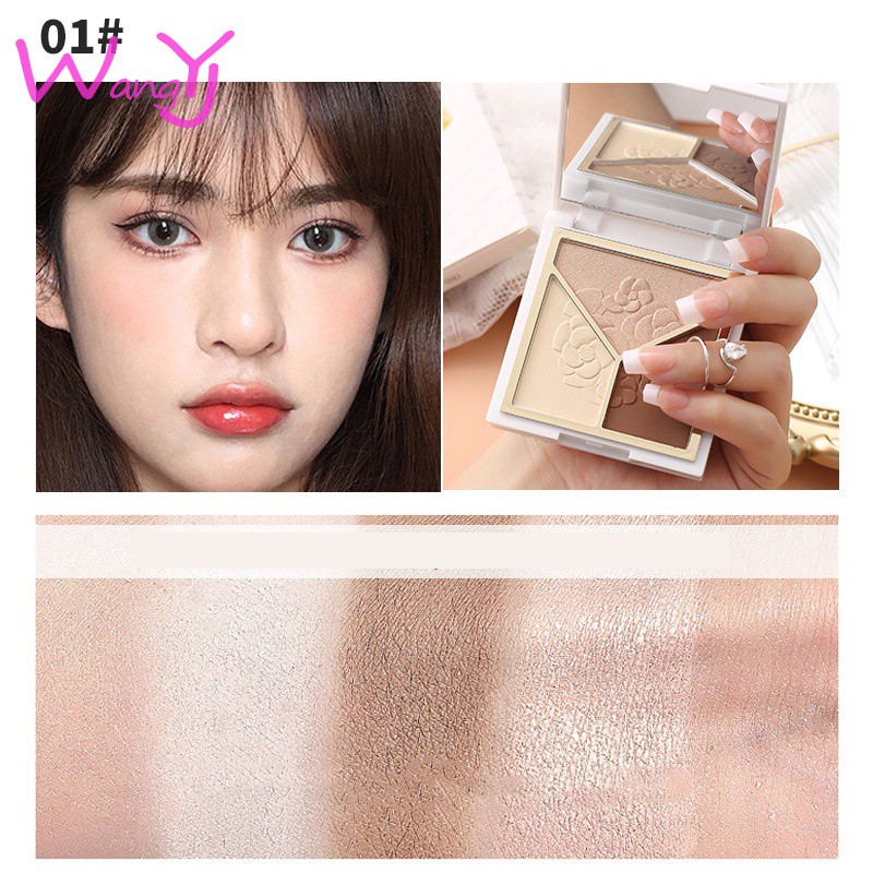 [Hàng mới về]  Bảng Phấn Bắt Sáng Lameila 3 Màu Độ Bóng Cao | BigBuy360 - bigbuy360.vn