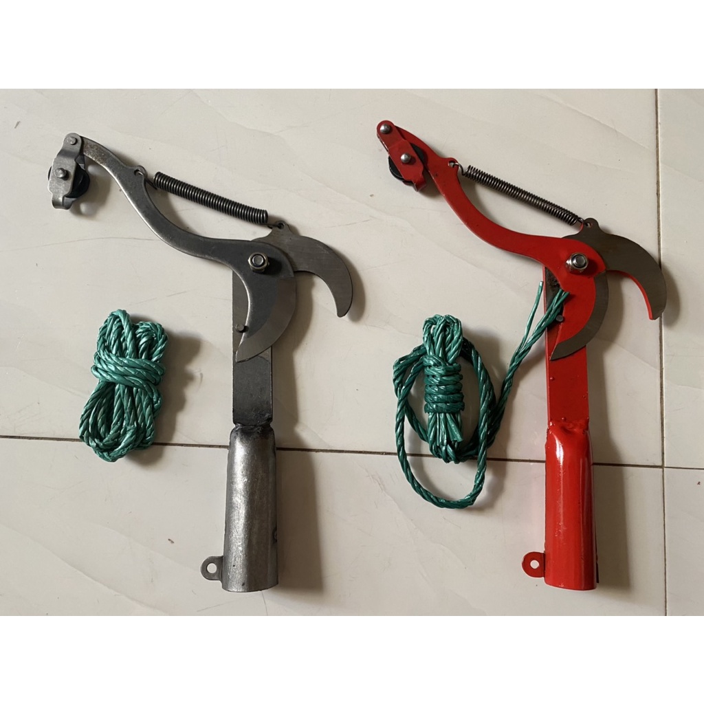 Đầu kéo cắt cành cây trên cao,tỉa cây cảnh,hái hoa quả -màu đen-đỏ