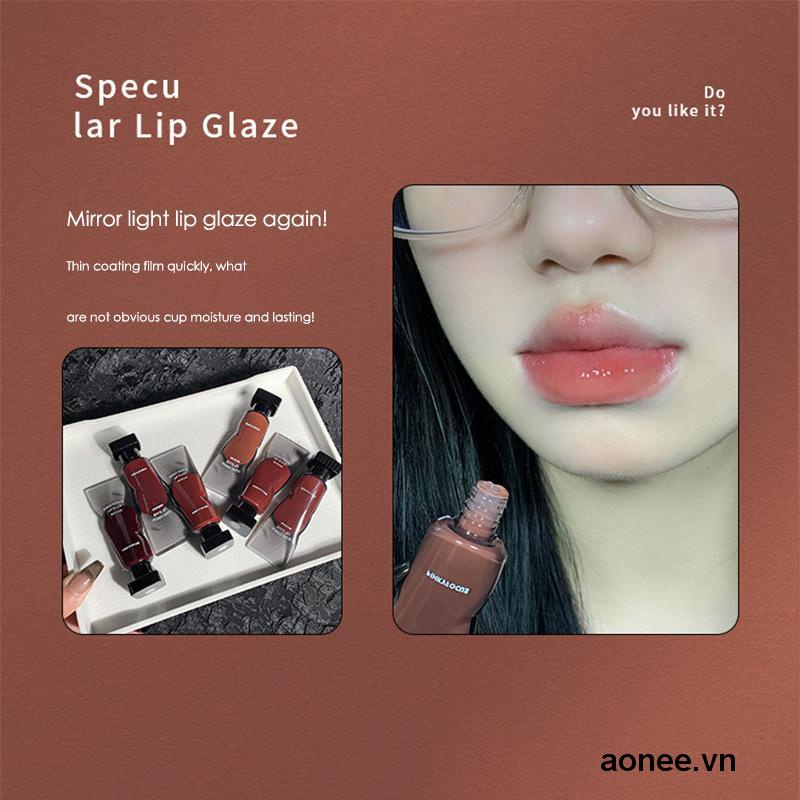 ✨✨Pinkyfocuscus® Son Bóng Hiệu Ứng 3D Kháng Nước Và Lâu Trôi Độc Đáo
