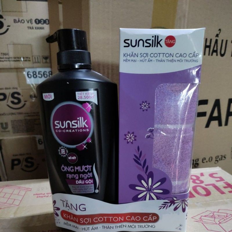 DẦU GỘI ĐẦU SUNSILK MỀM MƯỢT DIỆU KỲ 650ML TẶNG kèm chương trình của công ty