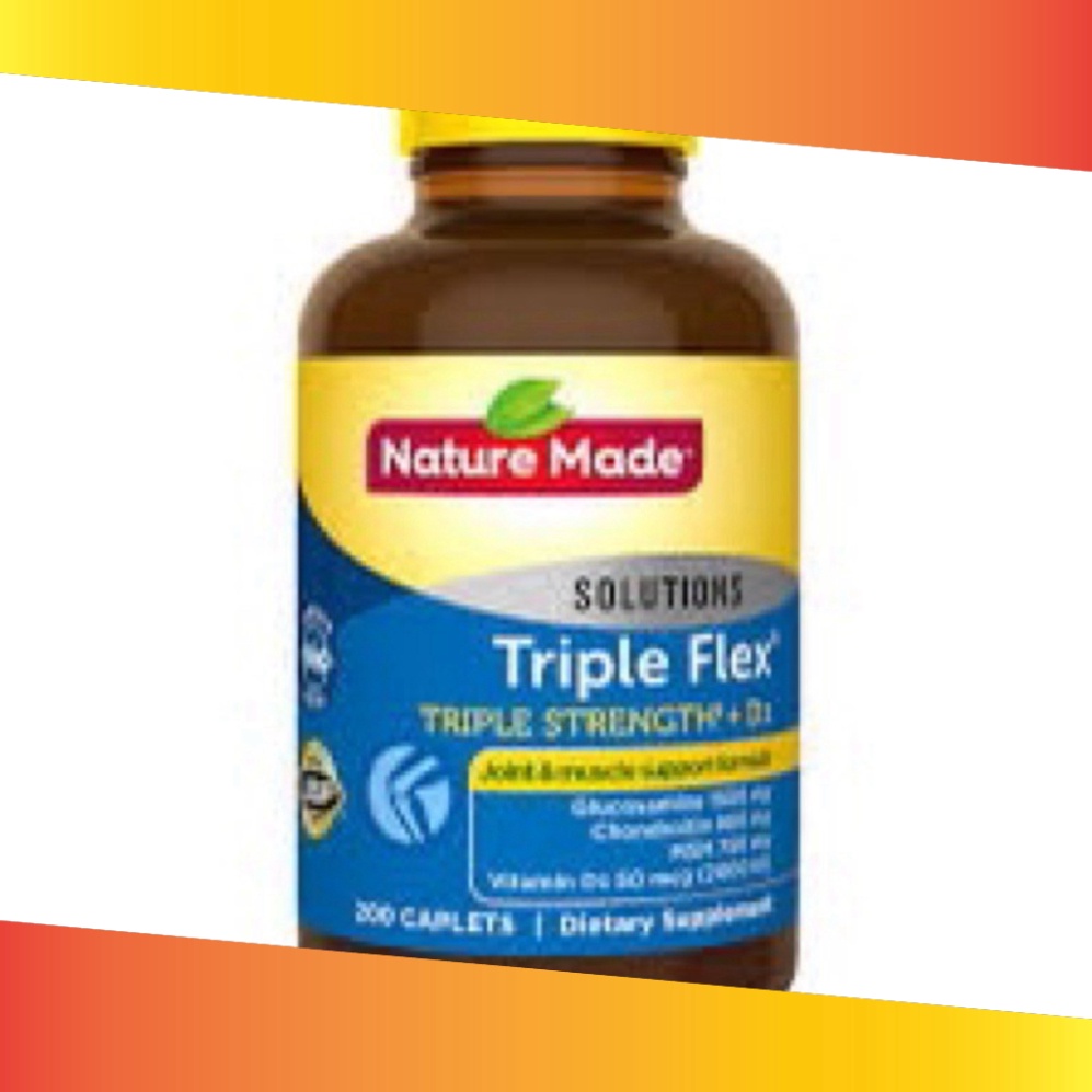 XẢ XẢ XẢ XẢ Viên uống bổ khớp Nature Made Triple Flex của Mỹ 200 Viên XẢ XẢ XẢ XẢ