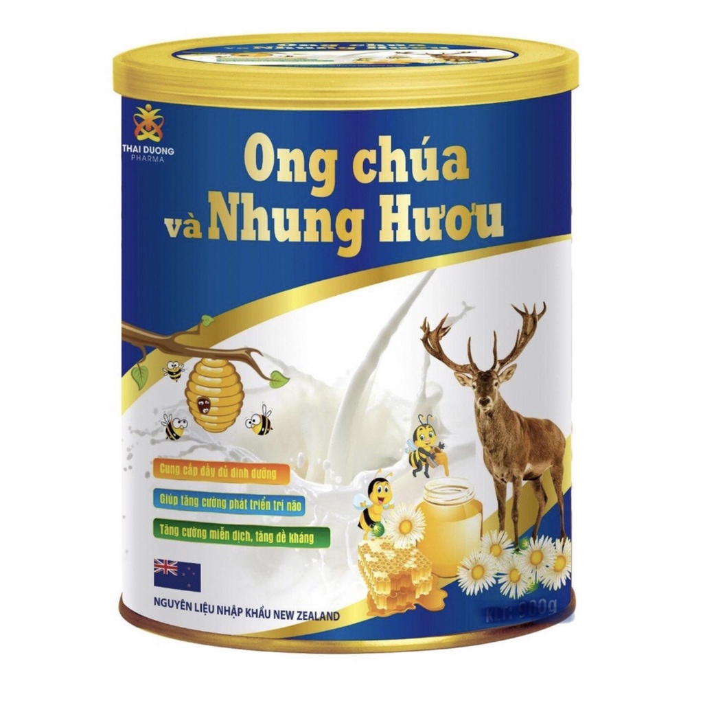 [Hộp 400g] Sữa Bột Ong Chúa Và Nhung Hươu Giúp Phát Triển Chiều Cao,Phòng Ngừa Còi Xương, Chậm Lớn,Loãng Xương