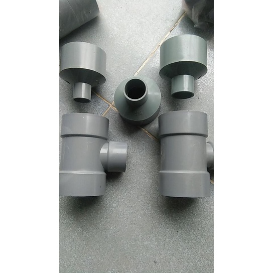 Tê 76 mm PVC giảm 42 49 60 nối ống nhựa chuyên dùng cho ngành cấp thoát nước