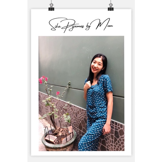 Pijamas tole hoạ tiết chuồn chuồn