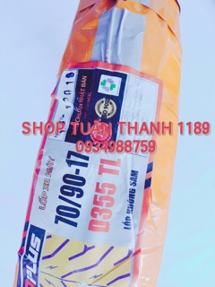 LỐP XE MÁY 70/90-17 KHÔNG SĂM XE MÁY DRC DPLUS