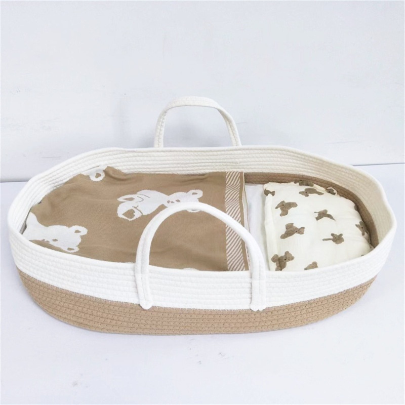 Túi Ngủ Cotton Có Dây Thừng Nhỏ Gọn Cho Bé Sơ Sinh