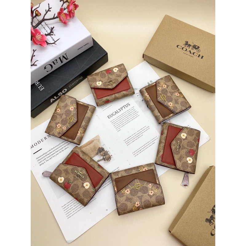 Ví Coach mini bì thư
