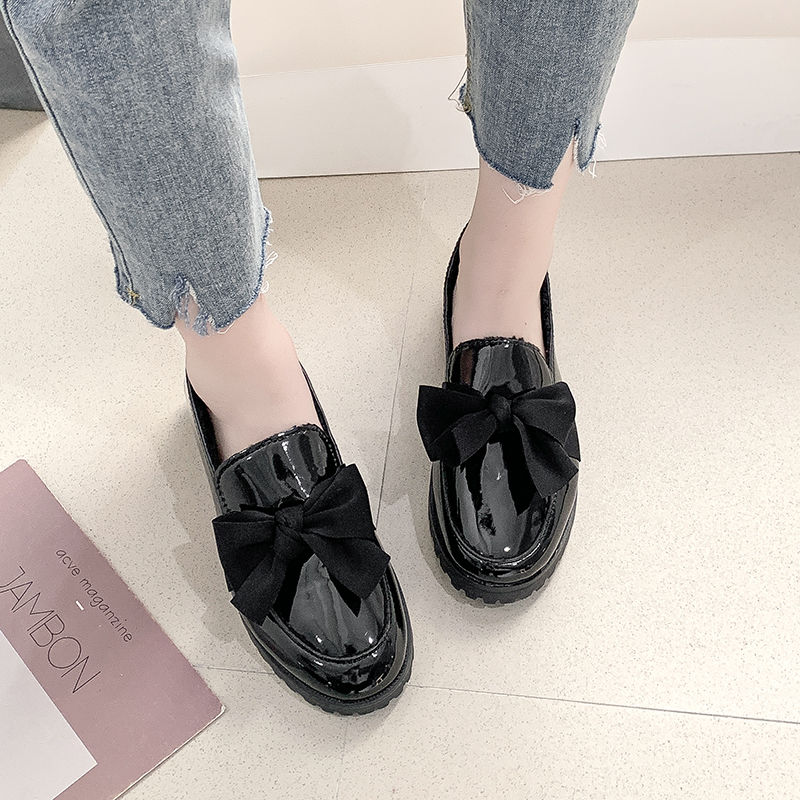 Giày Búp Bê Đế Bằng Mũi Tròn Màu Trơn Phong Cách Hàn Quốc Cá Tính Cho Nữ | BigBuy360 - bigbuy360.vn