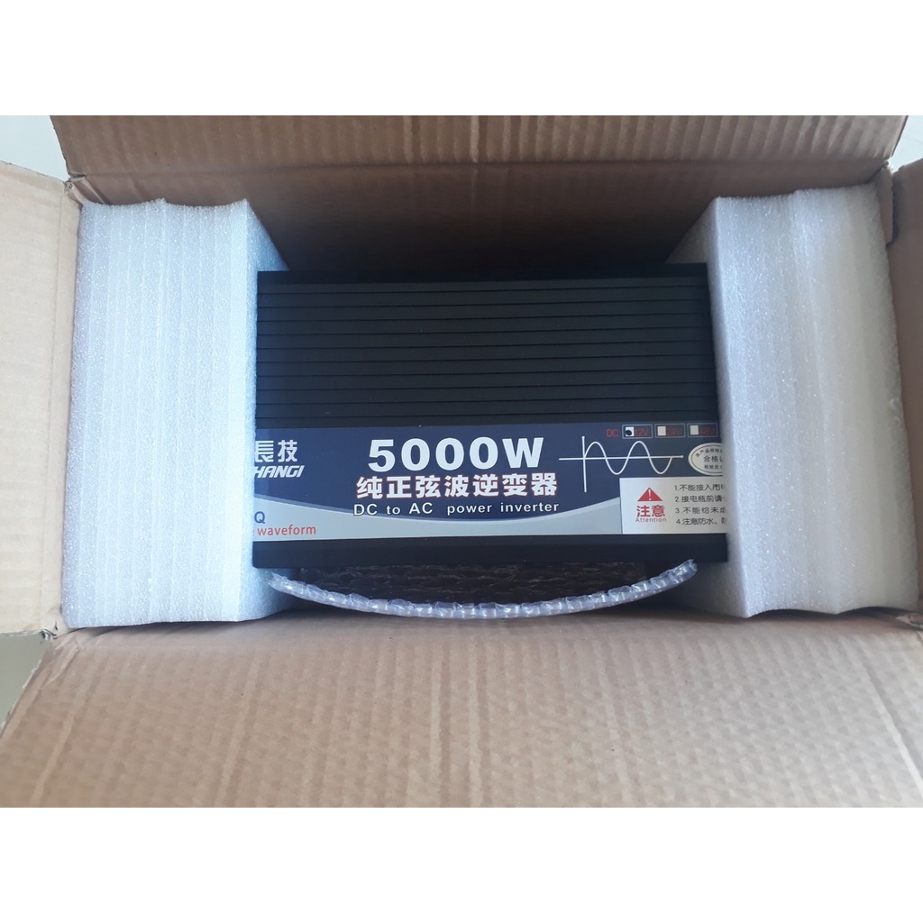 BỘ KICH ĐIỆN SÓNG SINE CHUẨN 12v/24V -220V - 5000W - CJ 5000W