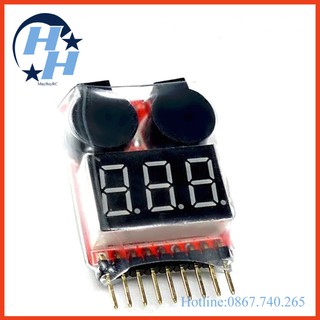 Báo pin Lipo 1s- 8s vỏ mềm máy bay điều khiển