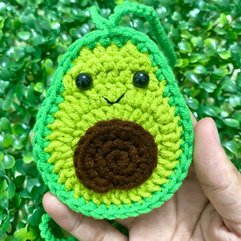 [ FREESHIP 50K ] Túi đựng tỏi cho bé hình quả bơ - có đính tên bé theo yêu cầu