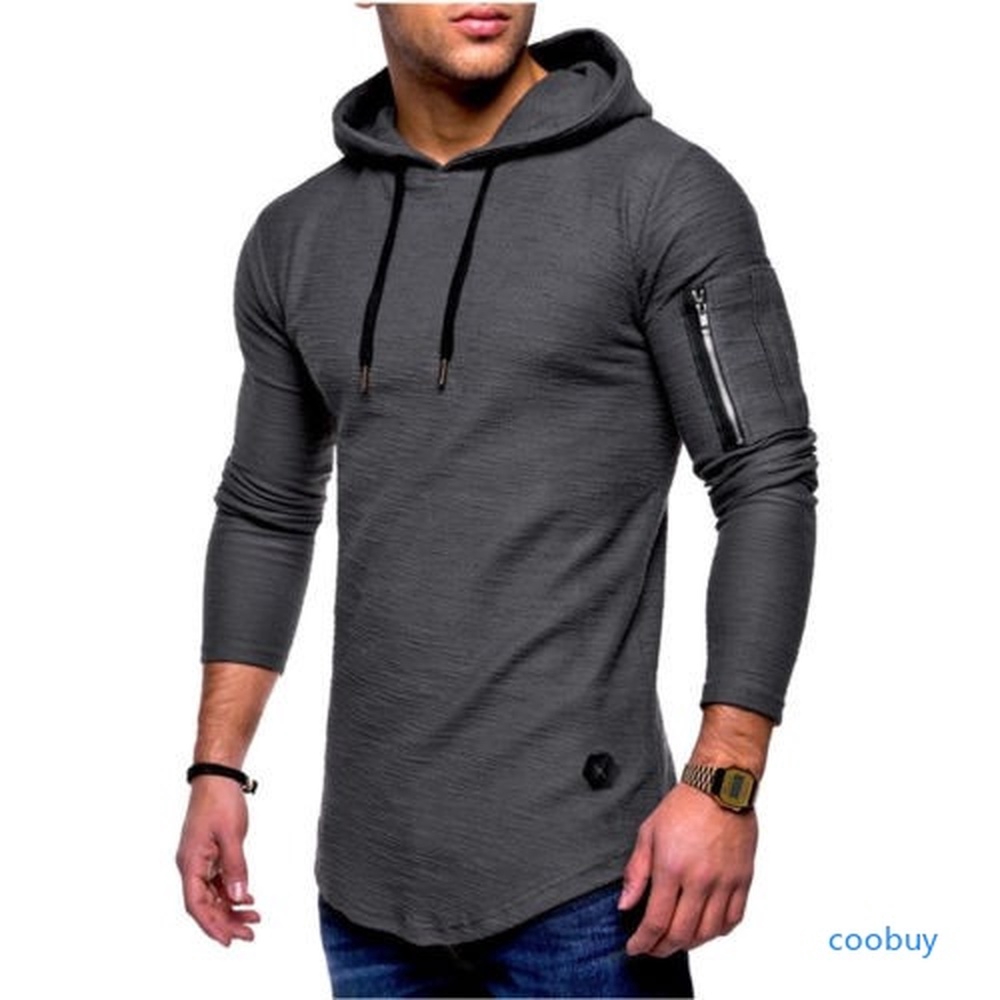 Áo Hoodie tập gym có khóa kéo