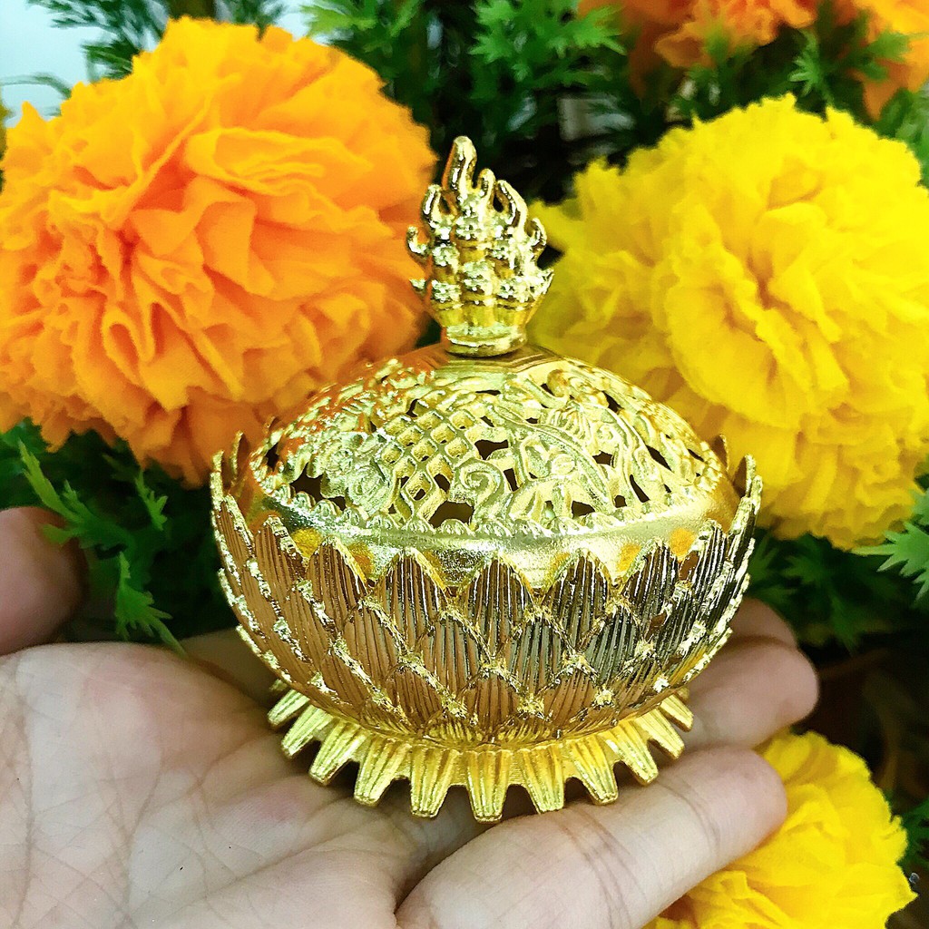 Lư xông trầm hình hoa sen nhỏ - LHSCn
