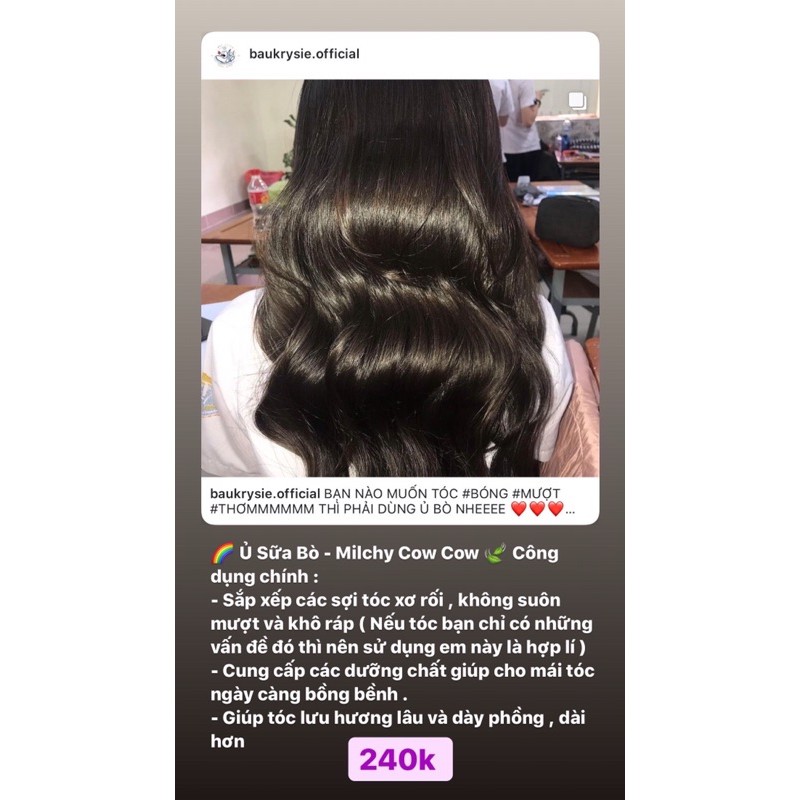 COW Ultra-nourishing Hair Mask - Ủ Tóc Sữa Bò ( Handmade ) | BigBuy360 - bigbuy360.vn