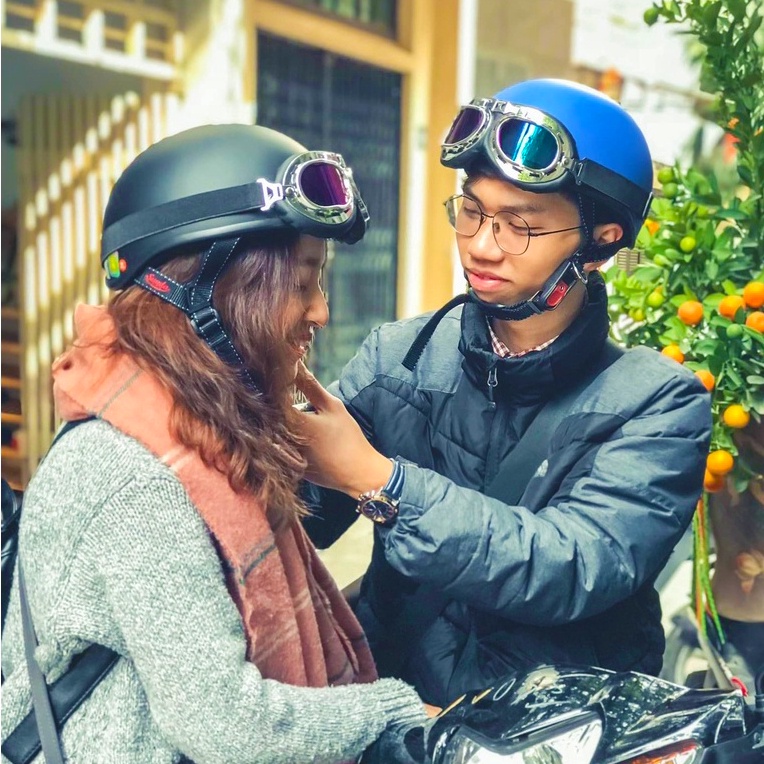 Kính Phi Công Gắn Mũ Bảo Hiểm 7 Màu Siêu Đẹp, Kính Gắn Nón Bảo Hiểm Chống Nắng