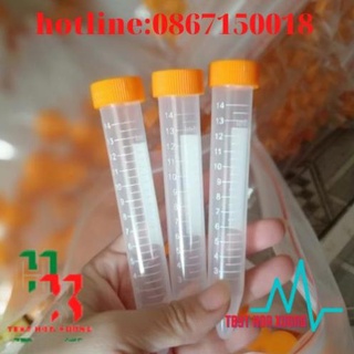 Com bo 50 ống ly tâm falcon 15ml đáy nhọn chuyên dụng