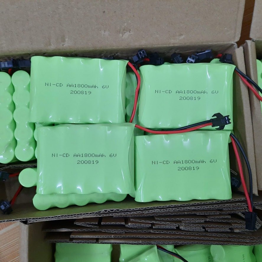Pin 6v dung lượng cao 1800mAh dùng cho xe ô tô điều khiển cổng nối SM