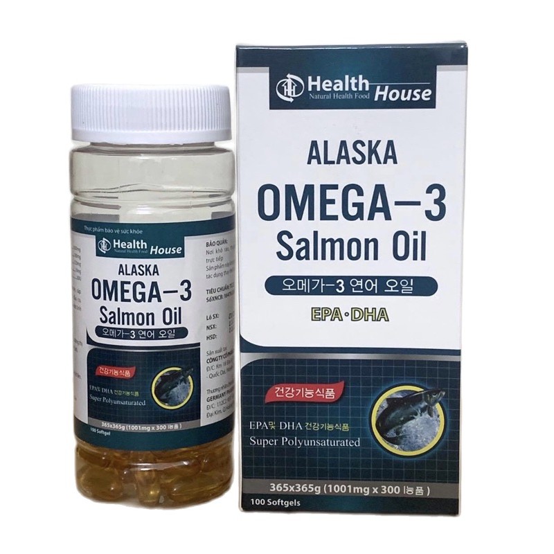 Alaska Omega 3 Bổ Não, Tăng Cường Thị Lực, Giảm Nguy Cơ Mắc Bệnh Tim Mạch