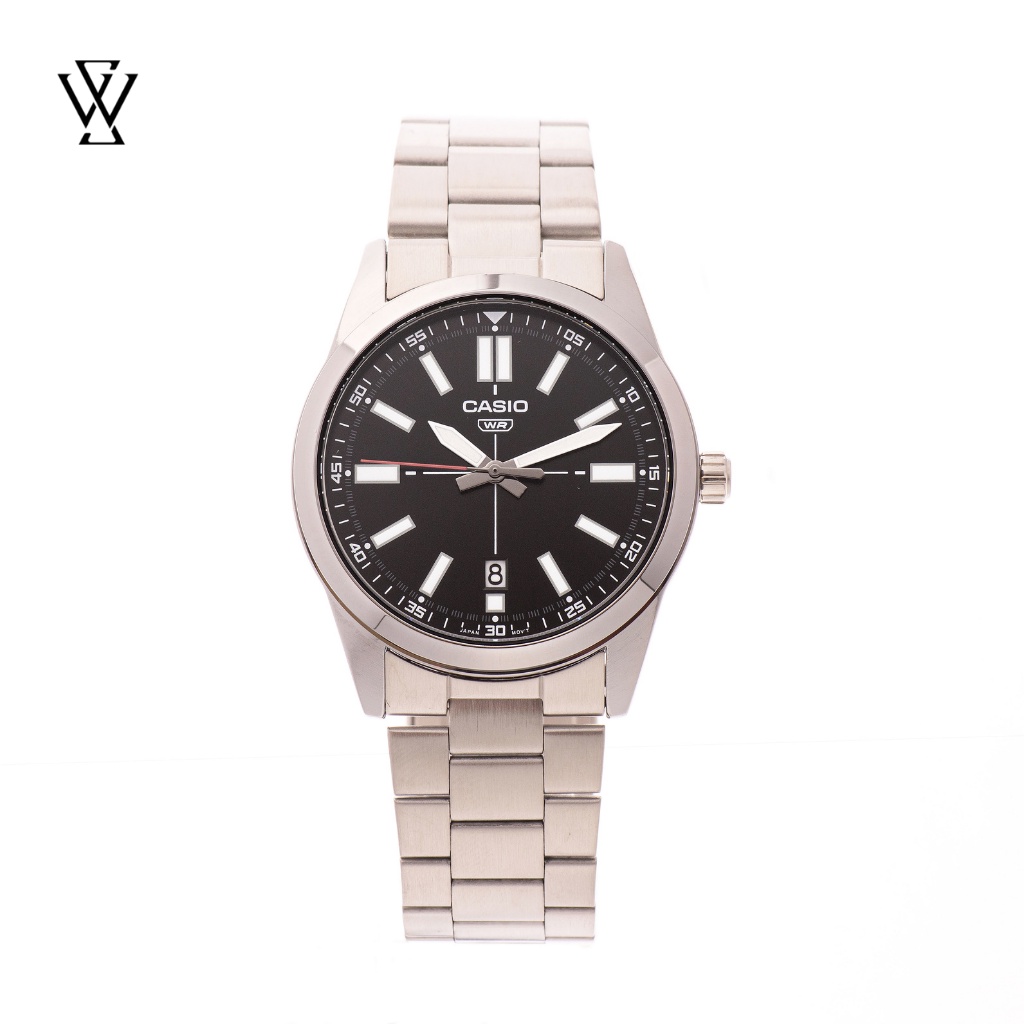 Đồng Hồ Quartz Nam Casio WATCHSTORE MTP-VD02D-1EUDF Thiết Kế Kính Khoáng 41mm, Dây Kim Loại, Vỏ Thép Không Gỉ
