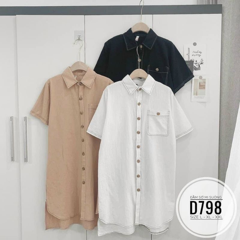 Đầm Sơ Mi Big size (55kg đến 100kg