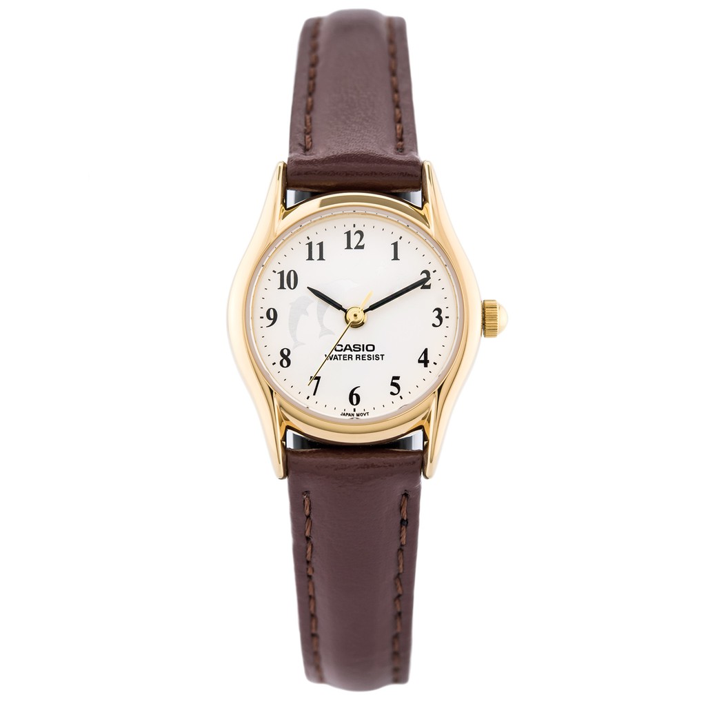 Đồng hồ nữ dây da Casio chính hãng Anh Khuê LTP-1094Q-7B9RDF (23mm)