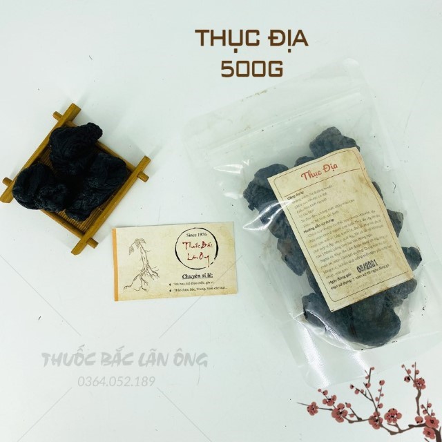 Thục Địa 500g (Tặng 1 Set Sâm Bí Đao Khi Mua Từ 1kg)