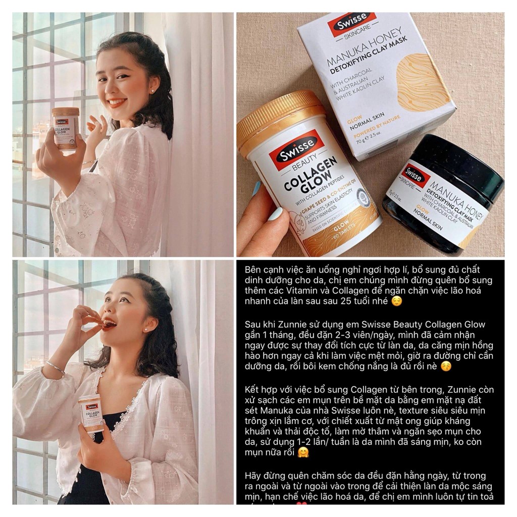 viên uống swisse collagen | Thế Giới Skin Care