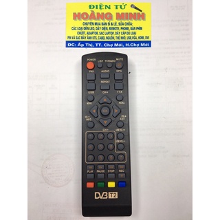 Remote điều khiển đầu thu các loại (Top T2, Hùng Việt 323, Mobi, Pantesat, Thếhệmới, DVBT2, HD02, VTC nhánh 1)