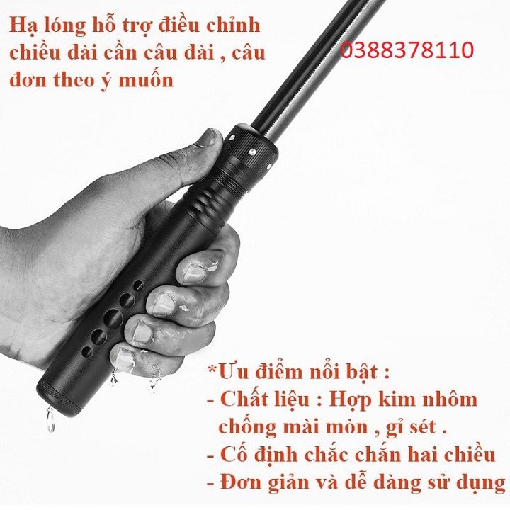 Hạ Lóng Cần Tay ChiXuan Chất Liệu Hợp Kim Nhôm Chống Rỉ Sét - HLCT 1